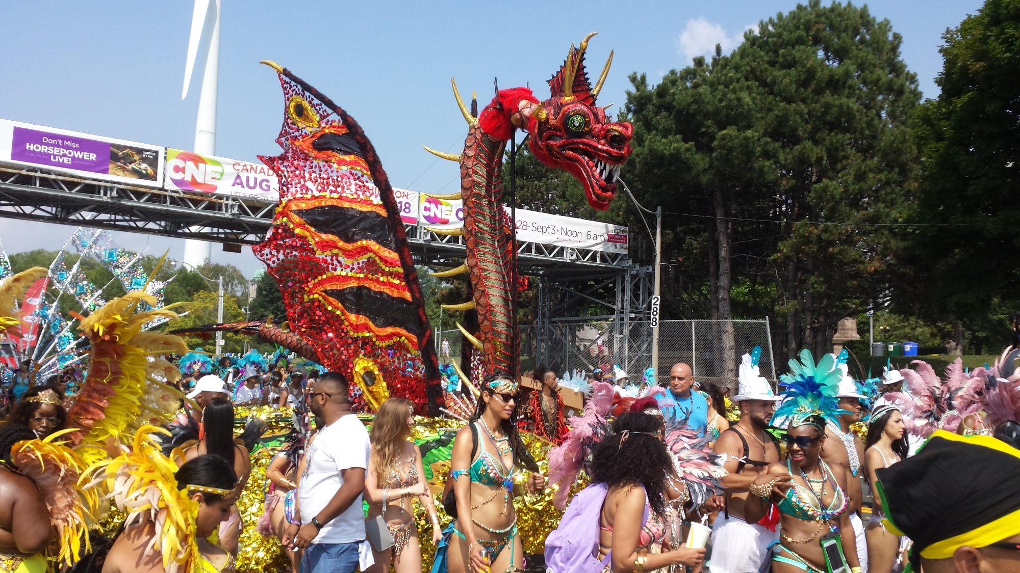 Toronto Caribbean Festival -  dragon float