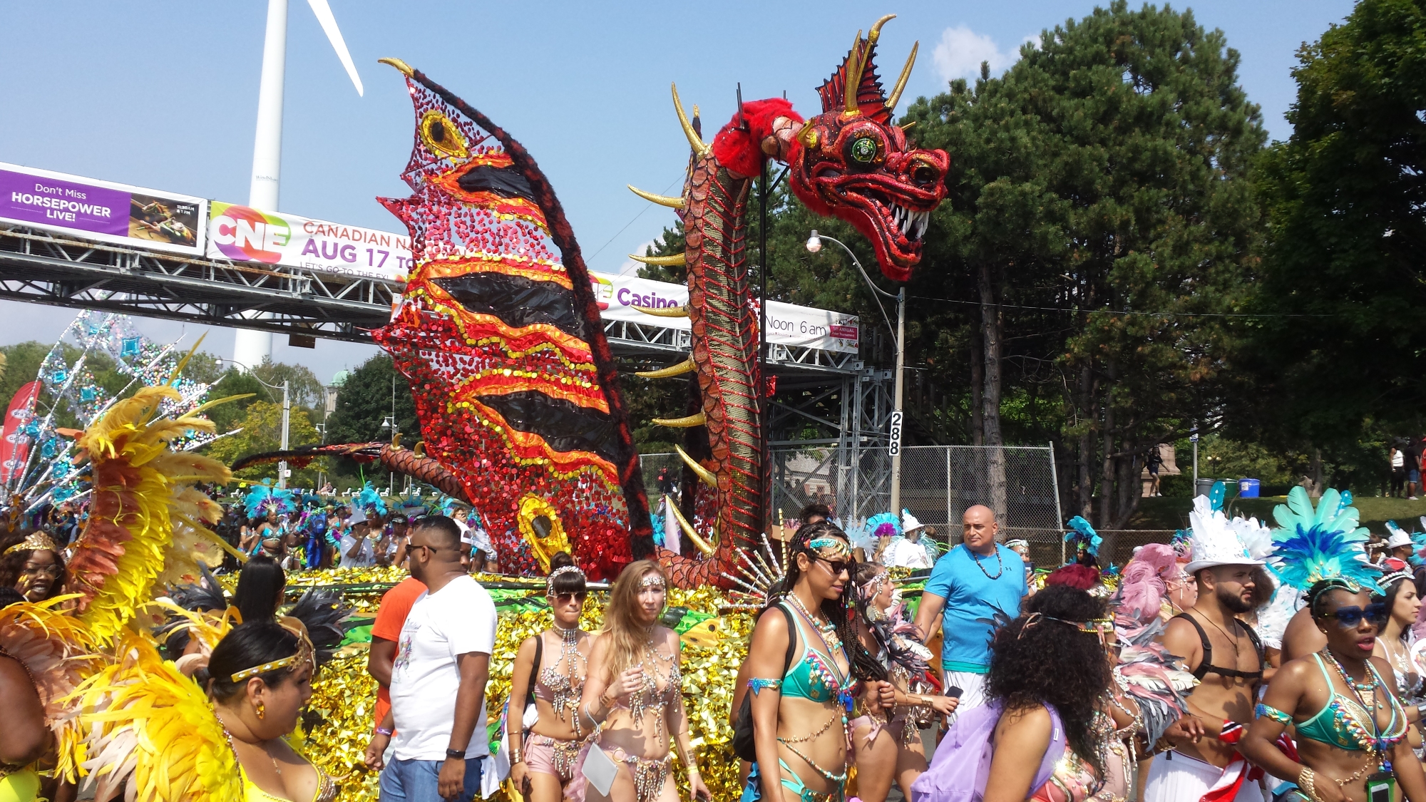 Toronto Caribbean Festival - dragon float