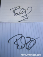 Billy Bob Thornton 2 Autographs