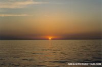 Aegean Sunset in Greece