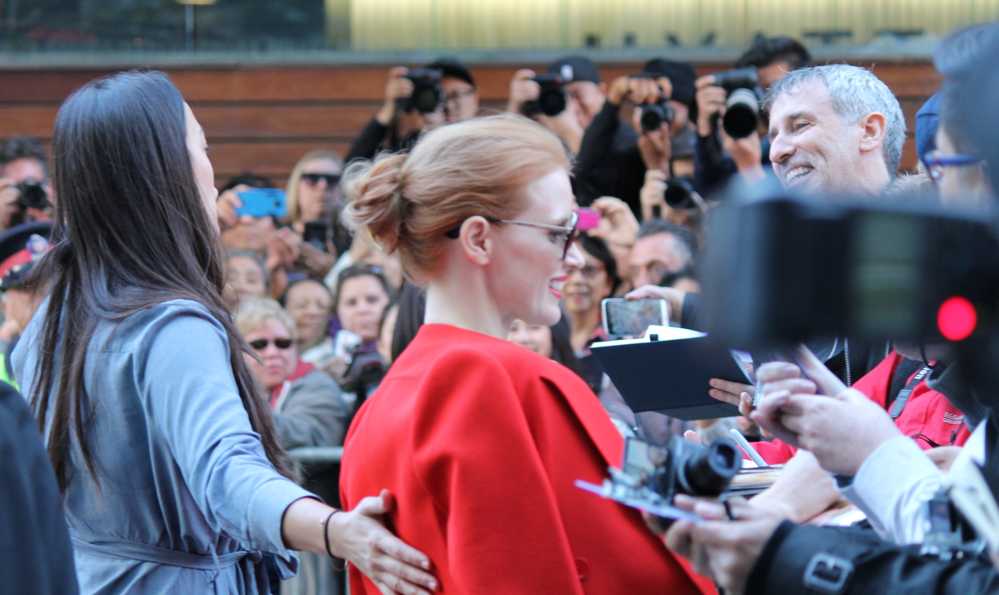 Actress Jessica Chastain in Toronto